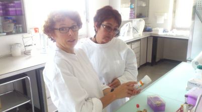 Dr. Zharmukhamedova from Kazakhstan visiting Agroscope facilities